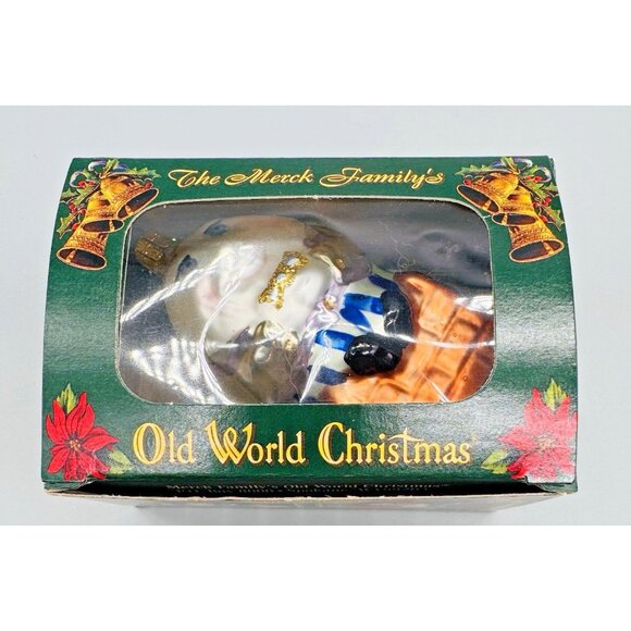 Old World Christmas Blown Glass Humpty Dumpty Wall Christmas Ornament 2001 - Picture 7 of 9